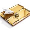 Peel and Stick Gold Mirror Tile Subway Backsplash Lovdeco 20pcs-5