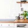 Vamos Tile Wood Grain Hexagon Peel‑Stick Backsplash 12x12in 10 Sheet-1