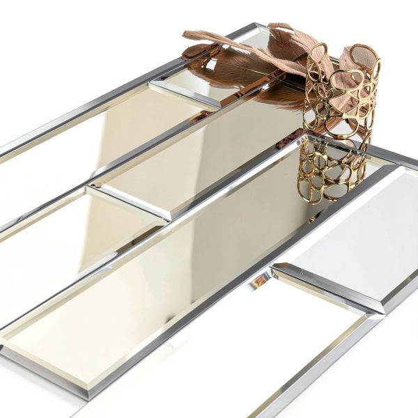 Peel and Stick Gold Mirror Tile Subway Backsplash Lovdeco 20pcs-3