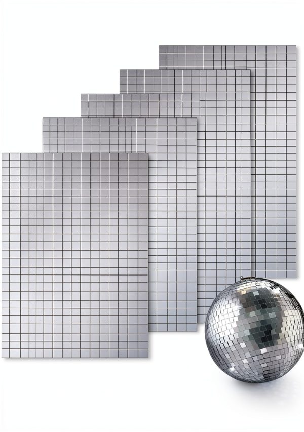 Mirror Mosaic Tiles 3600 Self Adhesive Disco Tiles by Geiserailie-0