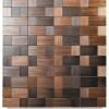 Peel and Stick Backsplash 10-Sheet Stainless Steel by Yipscazo 12"-0