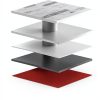 STICKGOO 20 Sheets Peel and Stick Backsplash Tile, Stick on Backsplash for Kitchen and Bathroom, White Marble Look PVC Mixed Metal Silver Self Adhesive Wall Tiles-2