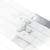 AULIGET 40 Sheets Faux Stone Peel and Stick Backsplash, White Marble Look PVC Wall Tiles Stick on Backsplash for Kitchen-2